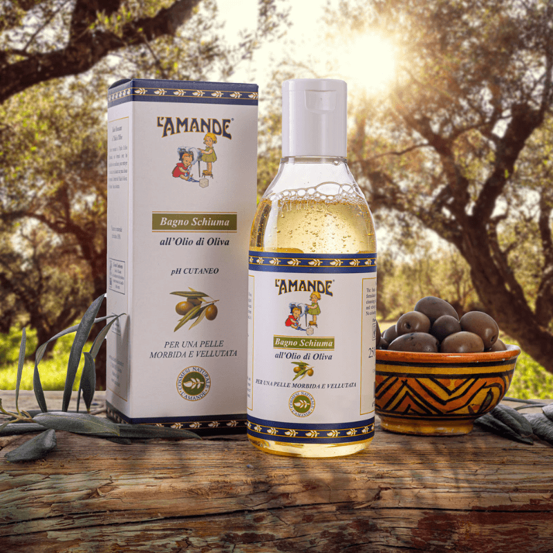 L'amande Bagno schiuma all’olio di oliva Italy