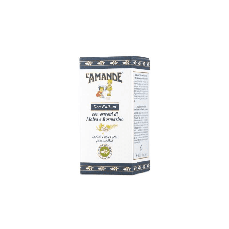 L'amande Deo roll-on malva e rosmarino Vendita