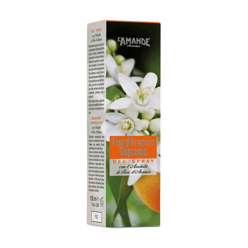 L'amande Deo spray Fior d'arancio supremo Soddisfazione Garantita