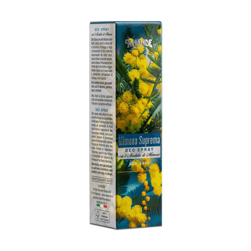 L'amande Deo spray Mimosa suprema Fino Al -60%