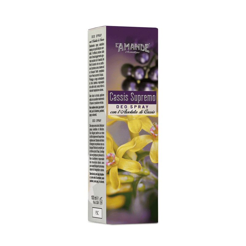 L'amande Deo spray Cassis supremo Sottocosto