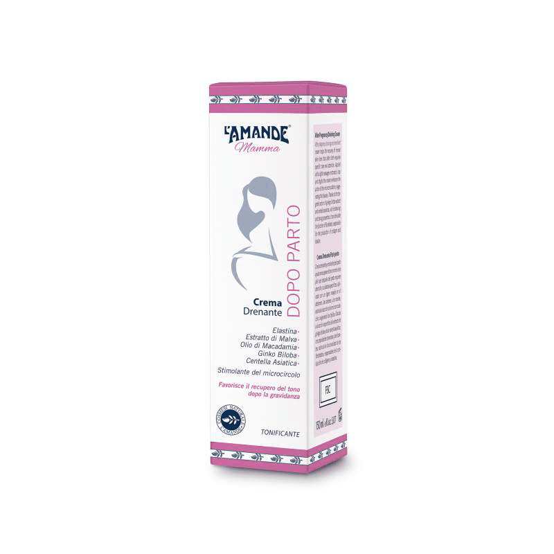 L'amande Crema drenante dopo parto Mamma Promozione Limitata