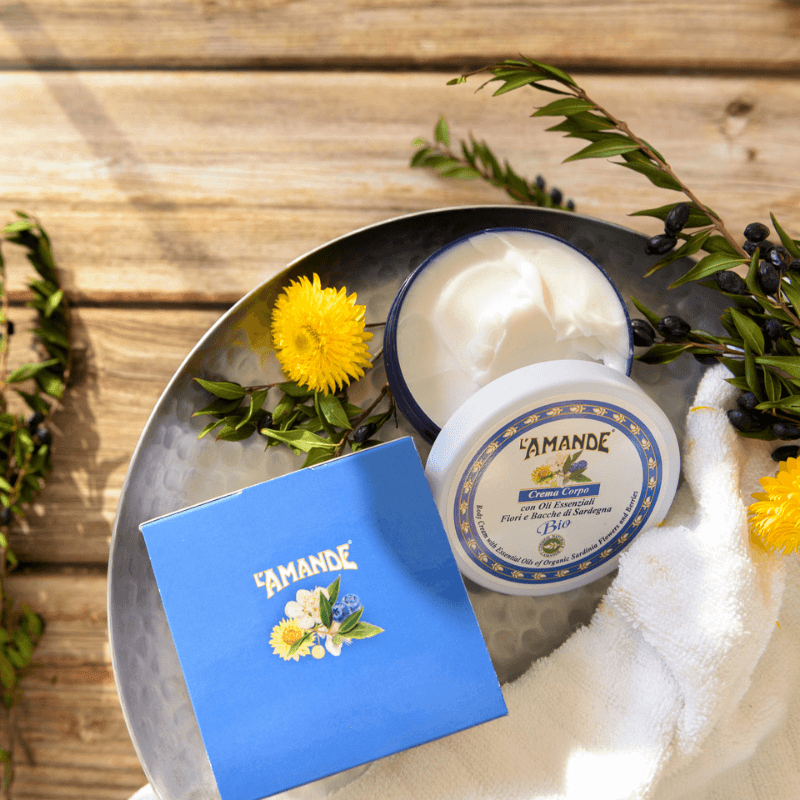 L'amande Crema corpo Fiori e bacche di Sardegna Affare Del Giorno