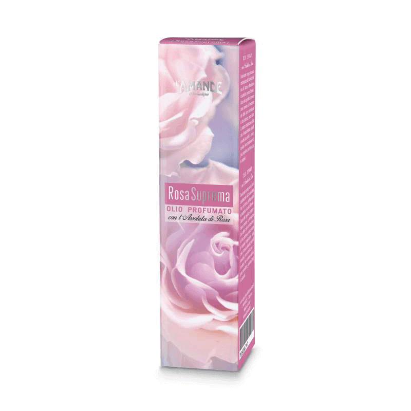 L'amande Olio corpo profumato Rosa suprema 2025