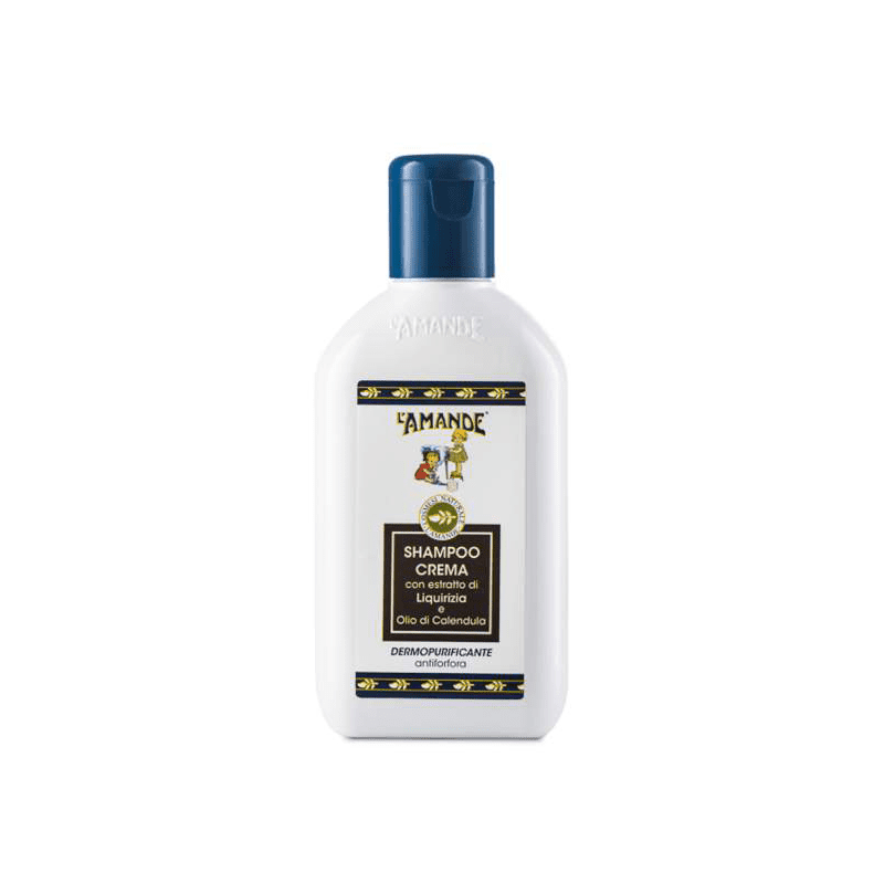 L'amande Shampoo crema antiforfora alla liquirizia Presa