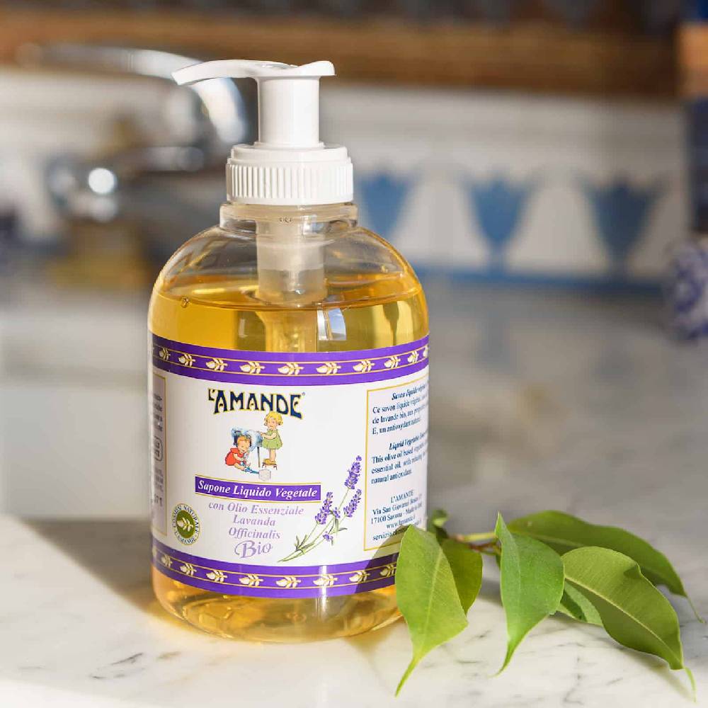 L'amande Sapone liquido Lavanda officinalis del Piemonte bio Pezzi Unici