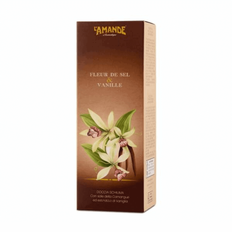 L'amande Doccia schiuma Fleur de Sel & Vanille Spedizione Gratuita