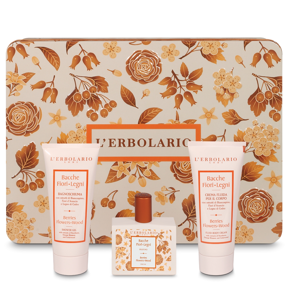L'erbolario Segreti di Bellezza TRIO Bacche Fiori Legni Moda