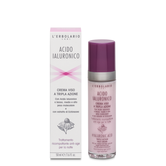 L'erbolario Crema Notte Acido Ialuronico 50% di sconto con spedizione gratuita