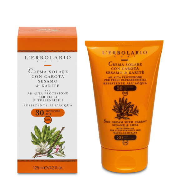 L'erbolario Crema Solare per Pelli Ultrasensibili SPF 30 Trasporto libero internazionale