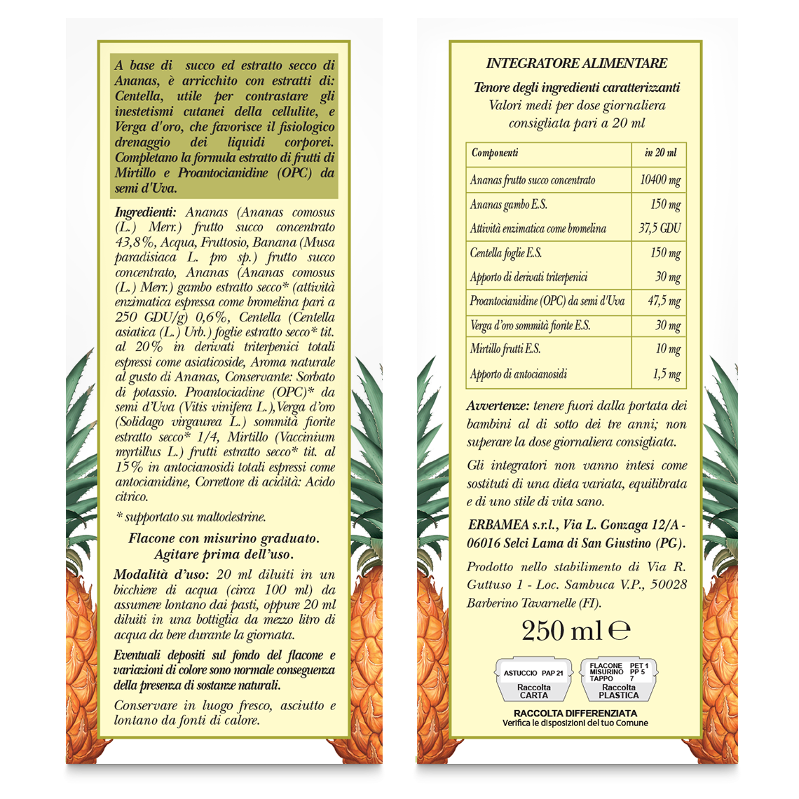 L'erbolario Fluido Concentrato Ananas Cell Promozione