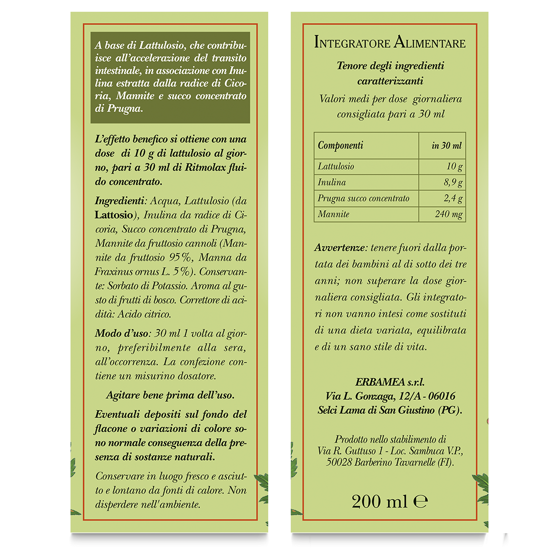 L'erbolario Fluido concentrato Ritmolax Offerta Anniversario