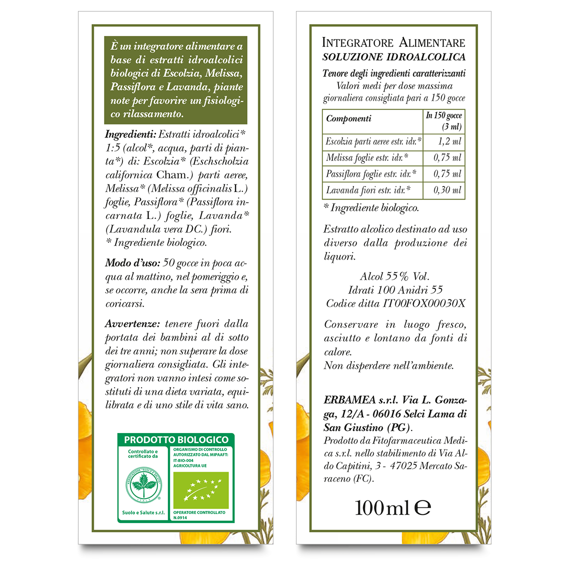 L'erbolario Gocce Biologiche Sedanerv Online Outlet