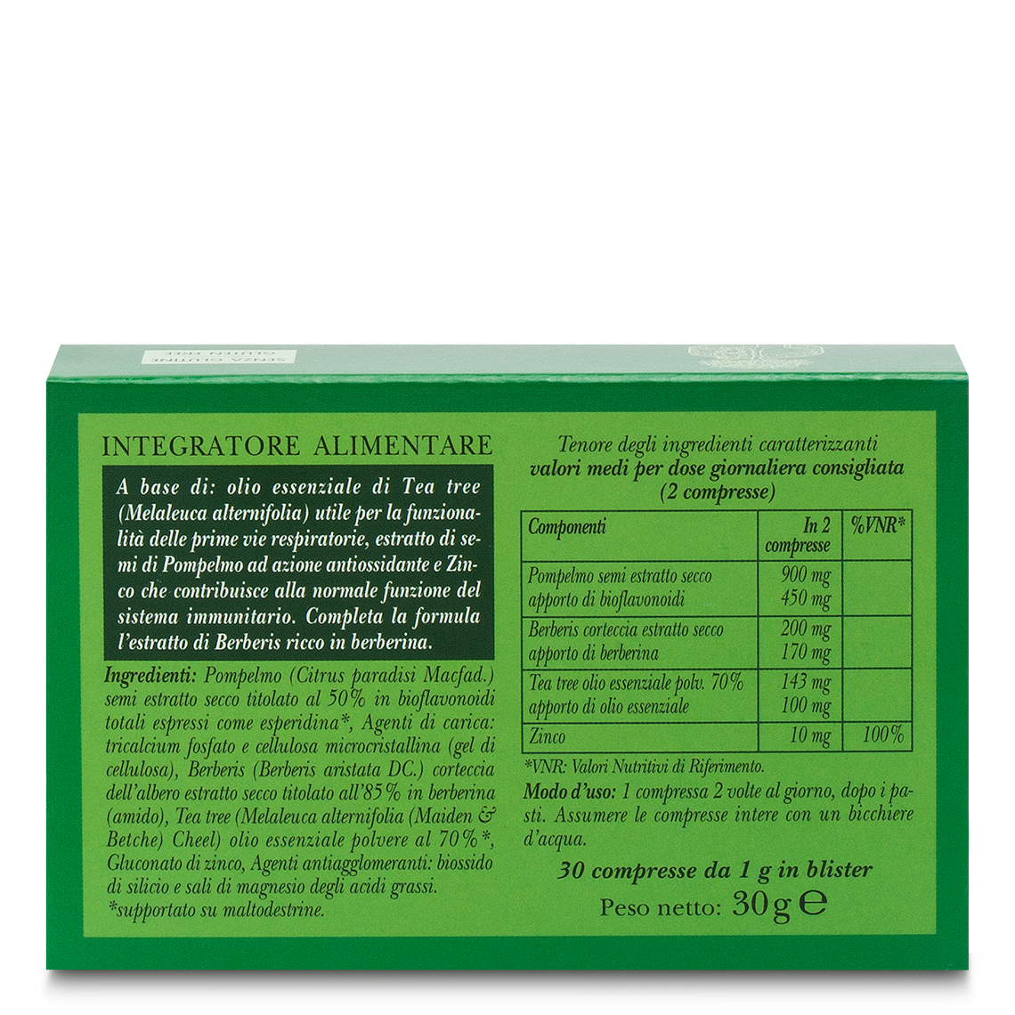 L'erbolario Integratore Tea Tree Nuovi prodotti