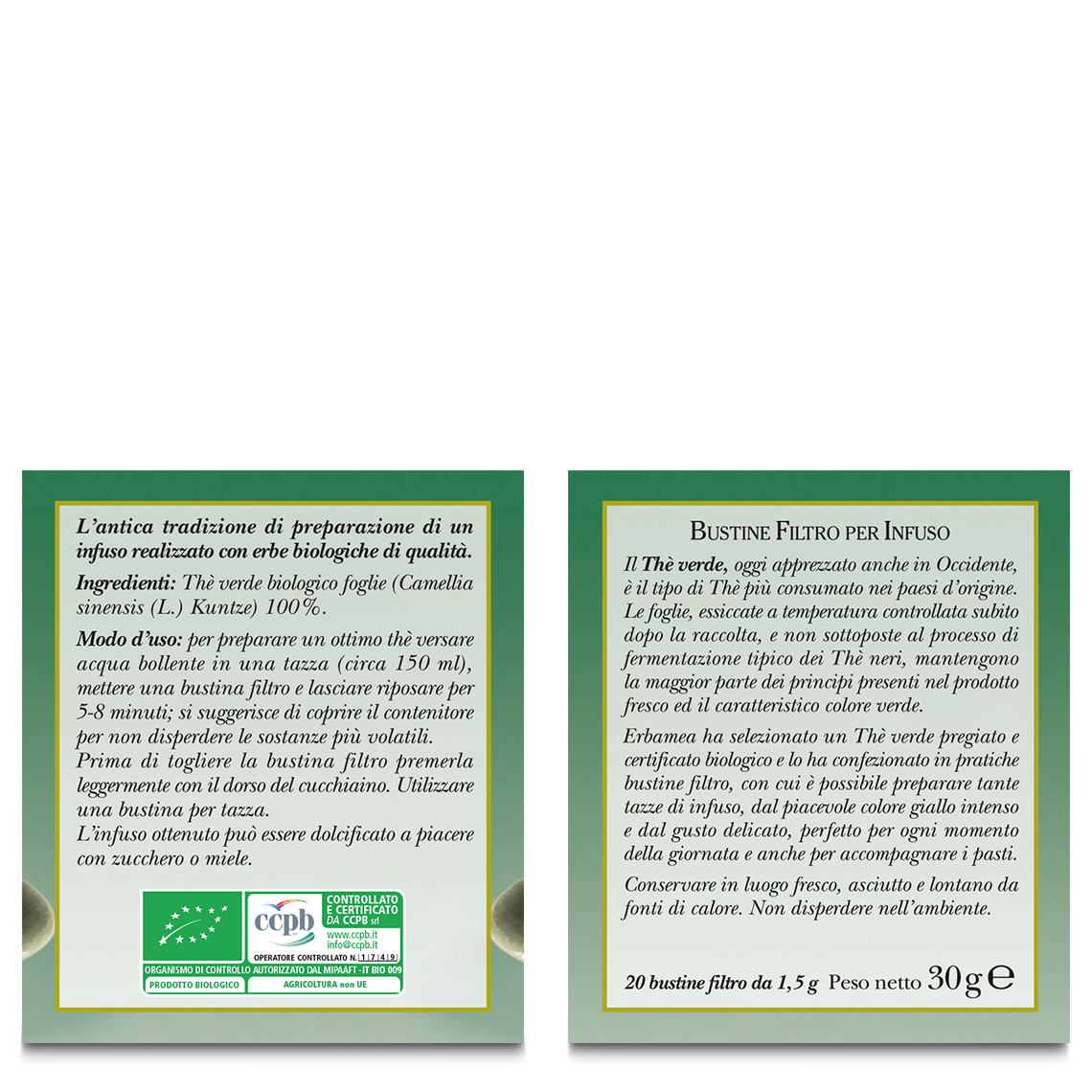 L'erbolario Infuso al Thè Verde Prezzo basso