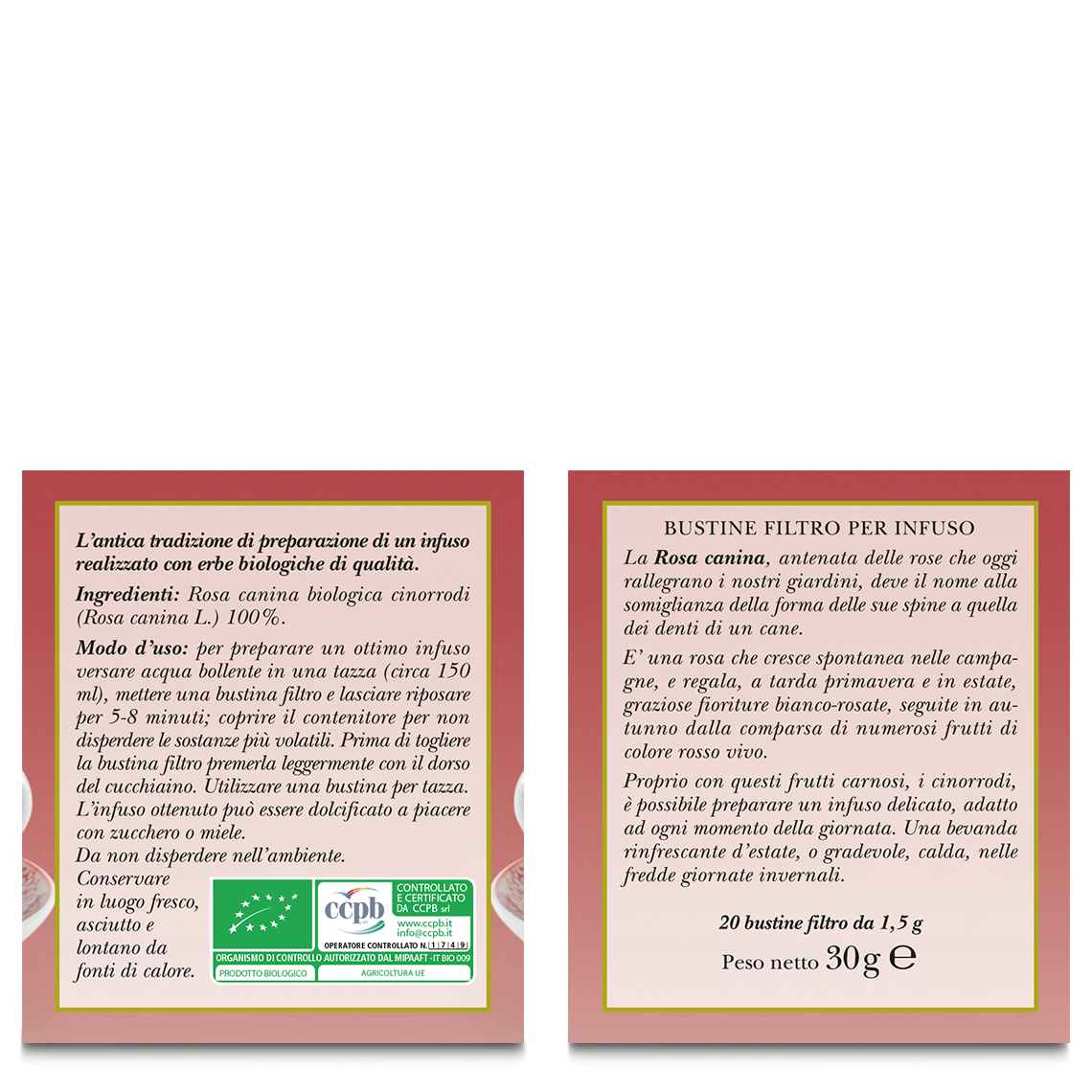 L'erbolario Infuso alla Rosa Canina Rilascio limitato
