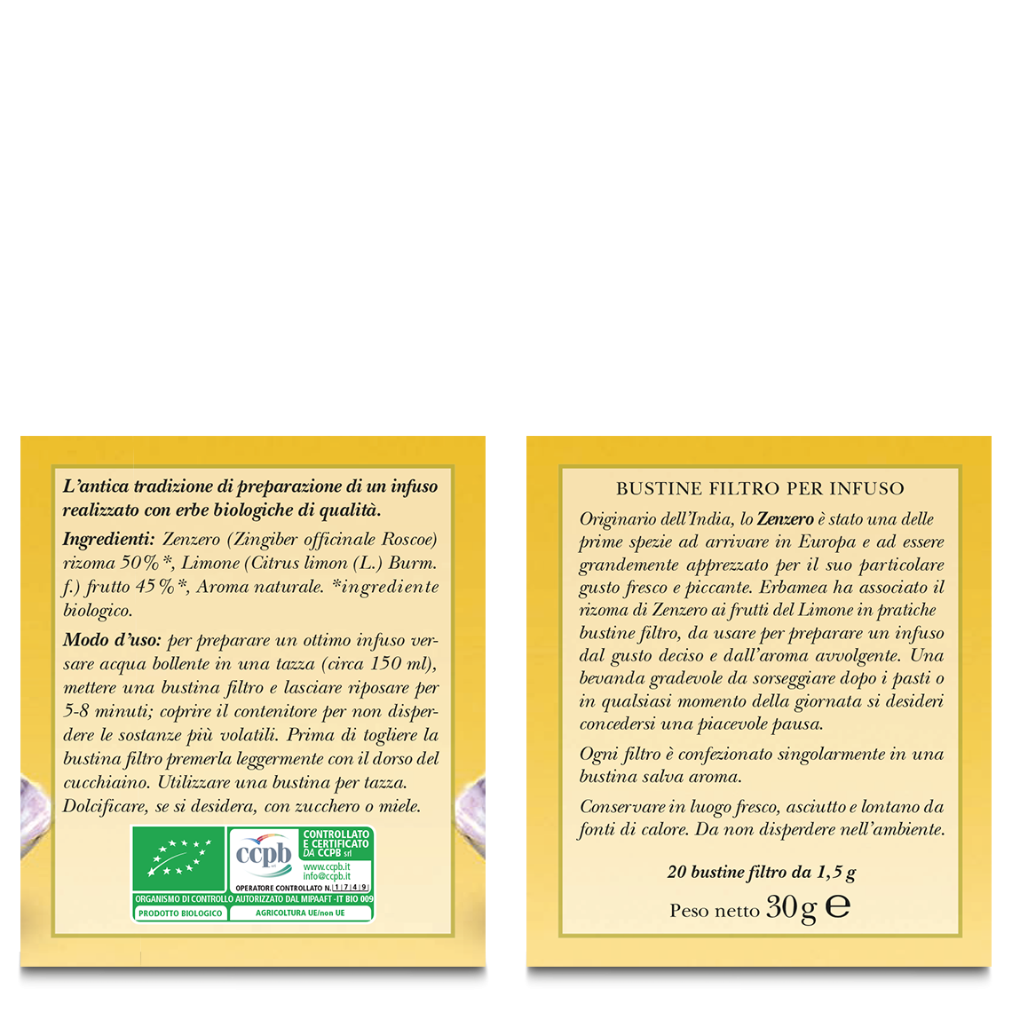 L'erbolario Infuso Zenzero e Limone Ultimo giorno