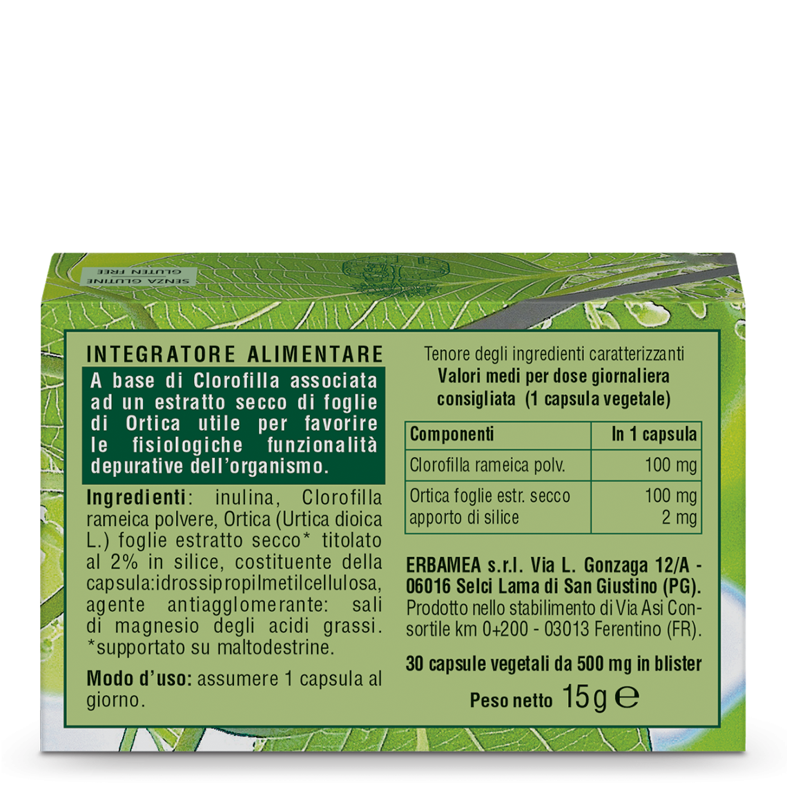 L'erbolario Integratore Clorofilla Duty-free