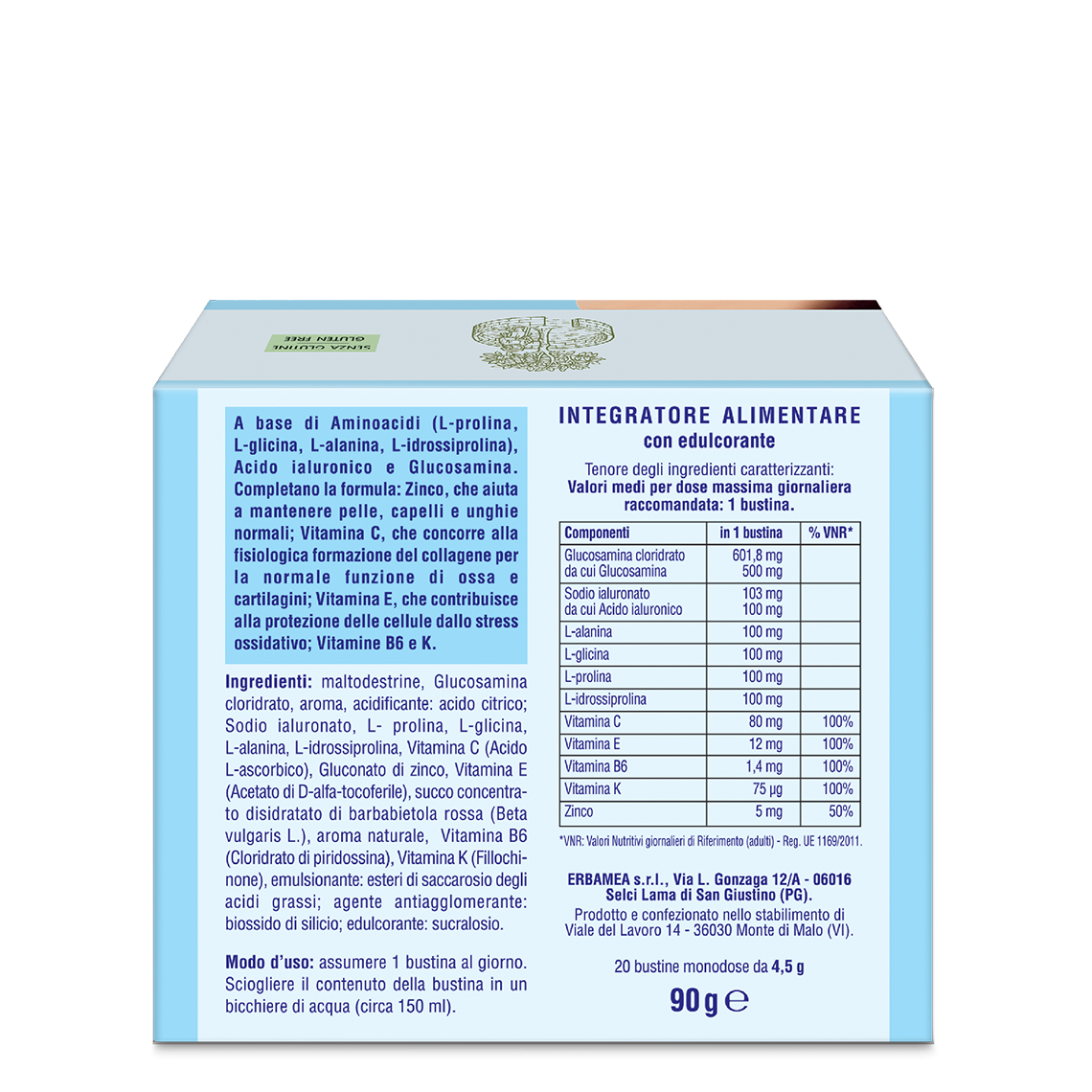 L'erbolario Integratore Dermal Advanced Nuovo