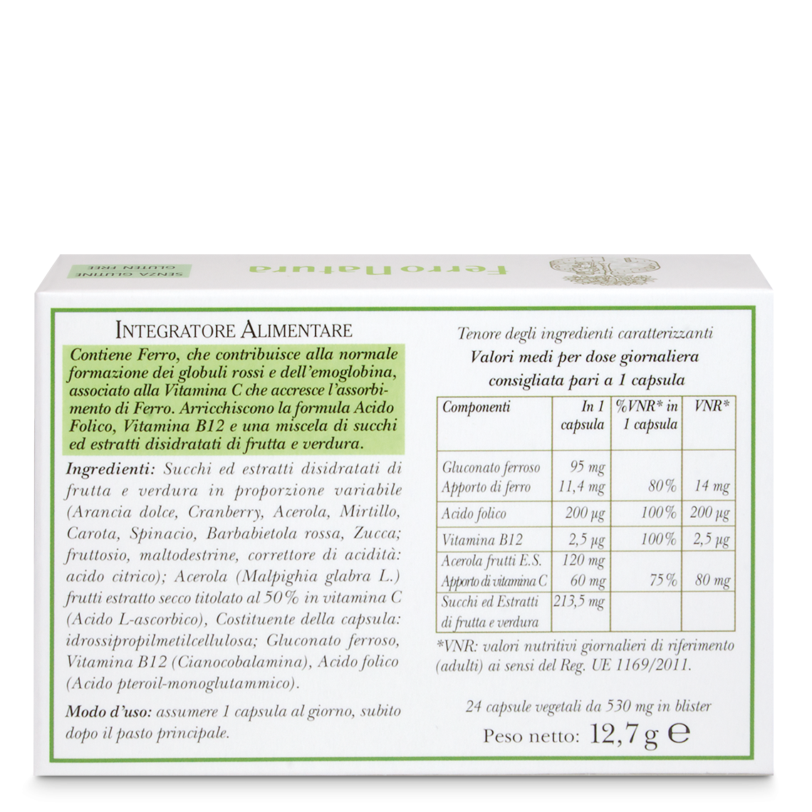 L'erbolario Integratore FerroNatura Vendita
