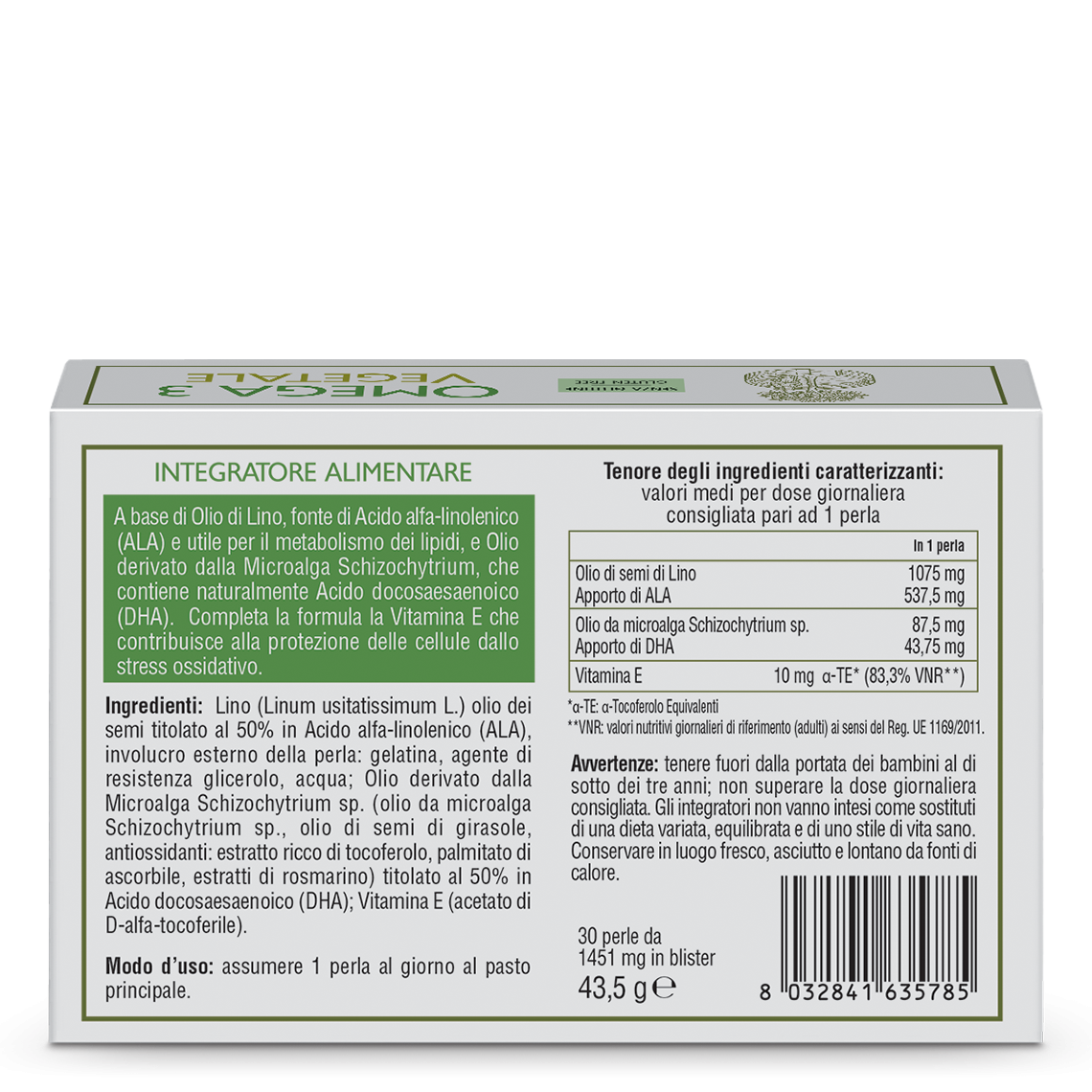 L'erbolario Integratore Omega 3 Vegetale Economico