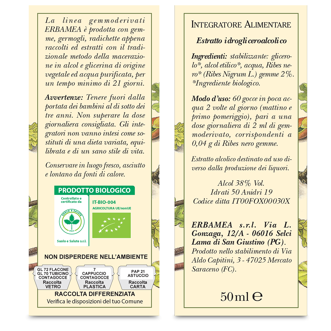 L'erbolario Integratore Ribes Nigrum Spedizione gratuita