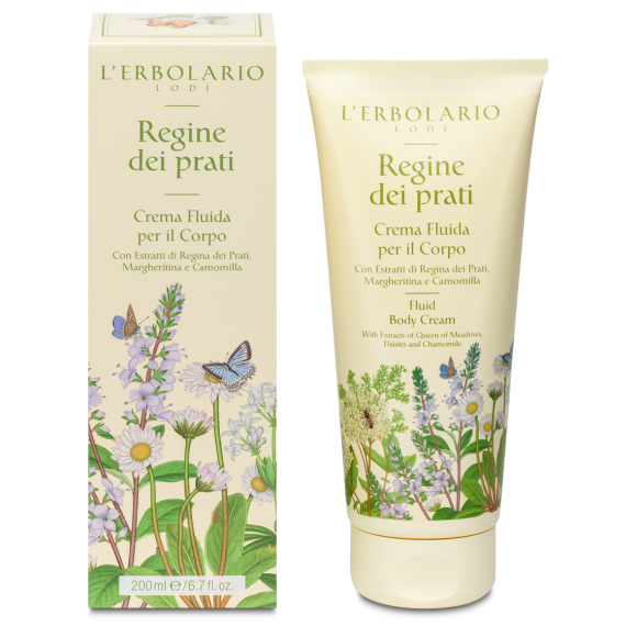 L'erbolario Crema Fluida per il Corpo Regine dei Prati Qualità Garantita