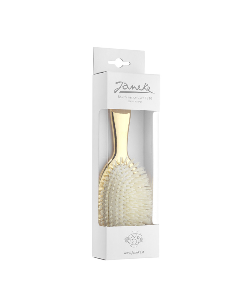 Janeke Spazzola baby dorata, pneumatica, con picchi dorati  - cod. AUSP24 G Offerta