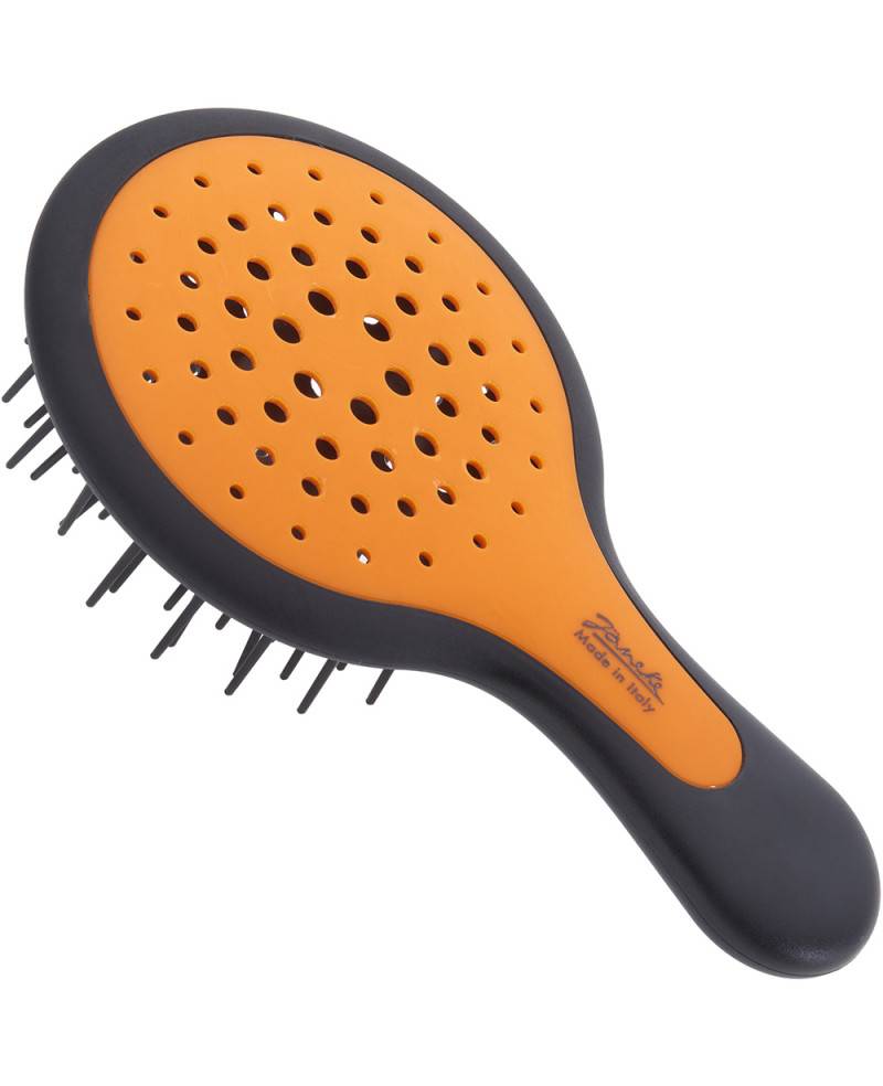 Janeke Mini Superbrush Arancio Fluo e manico Nero - 71SP220NER OFL Hotsell