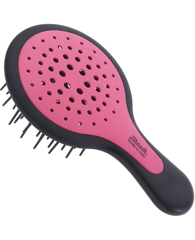 Janeke Mini Superbrush Rosa e manico Nero - 71SP220NER RSA I Più Venduti