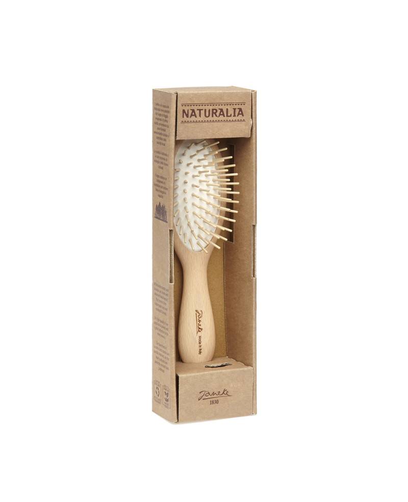 Janeke Spazzola grande, ovale in legno di faggio - cod. SP65N Nuova