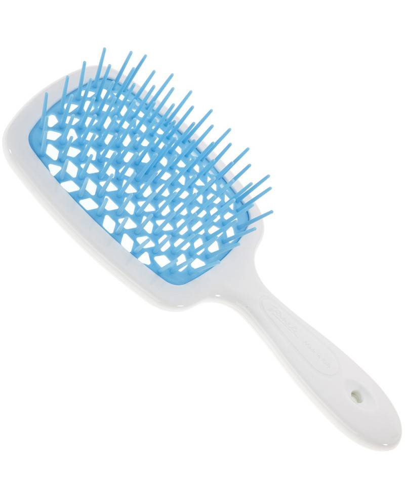 Janeke Spazzola Superbrush colore Bianco e Turchese – SP226BIA TSE Promozione Limitata