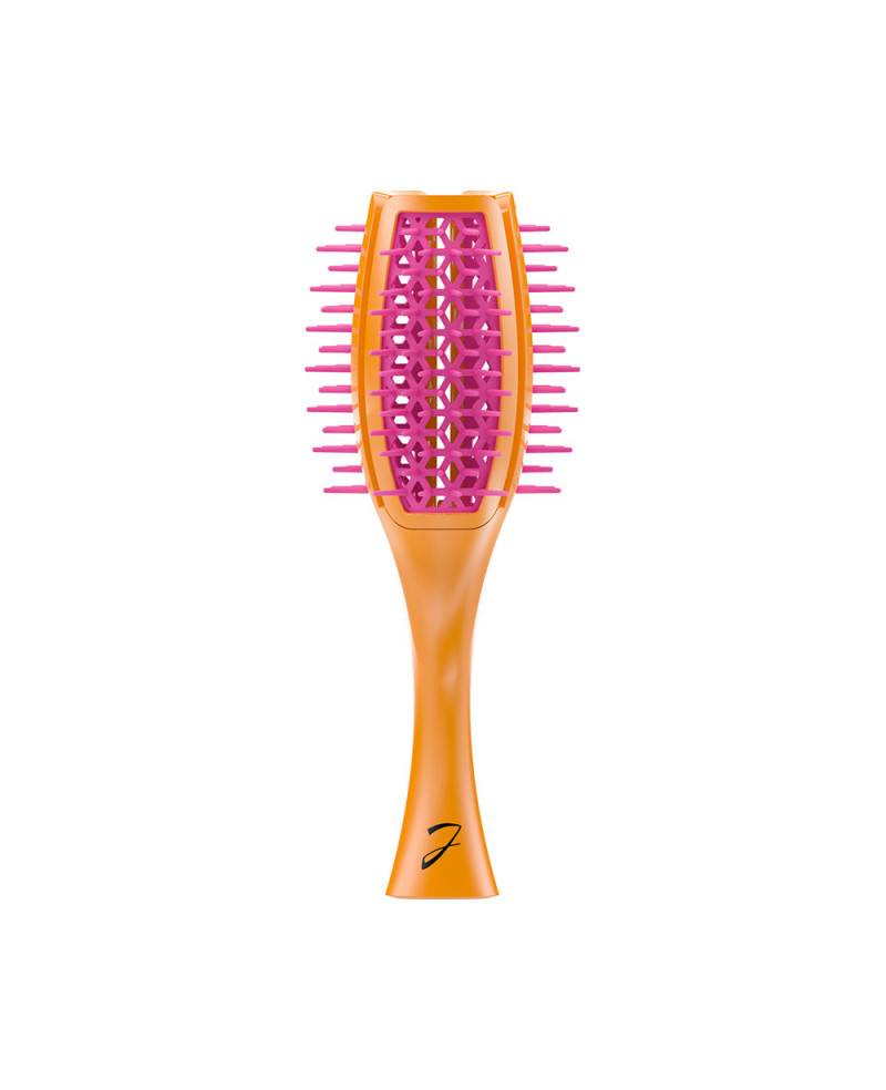Janeke Spazzola Tulip ventilata, più volume nei capelli, bicolore arancio e fucsia – cod. SP503 OF In Vendita