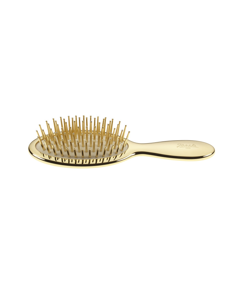 Janeke Spazzola piccola dorata pneumatica con picchi dorati -cod. AUSP21 G Nuova