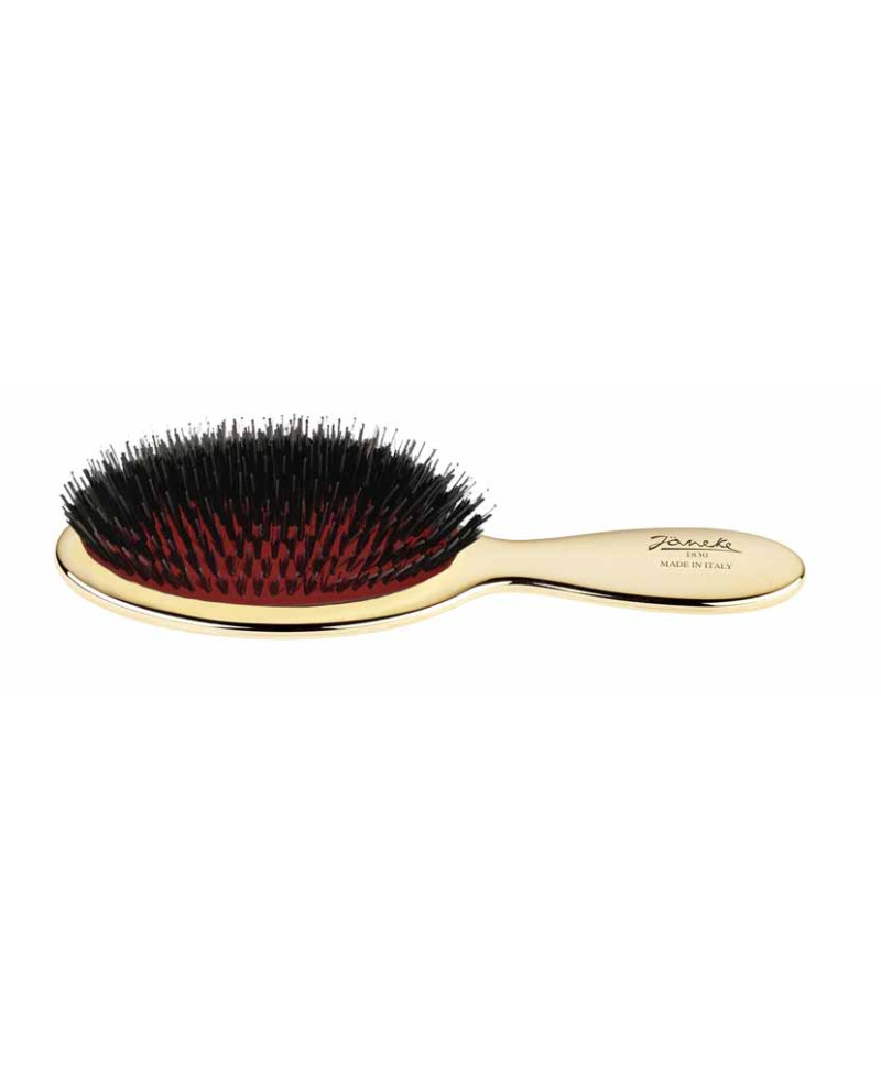 Janeke Spazzola piccola, dorata, con setole e rinforzo nylon - cod. AUSP21M 2025