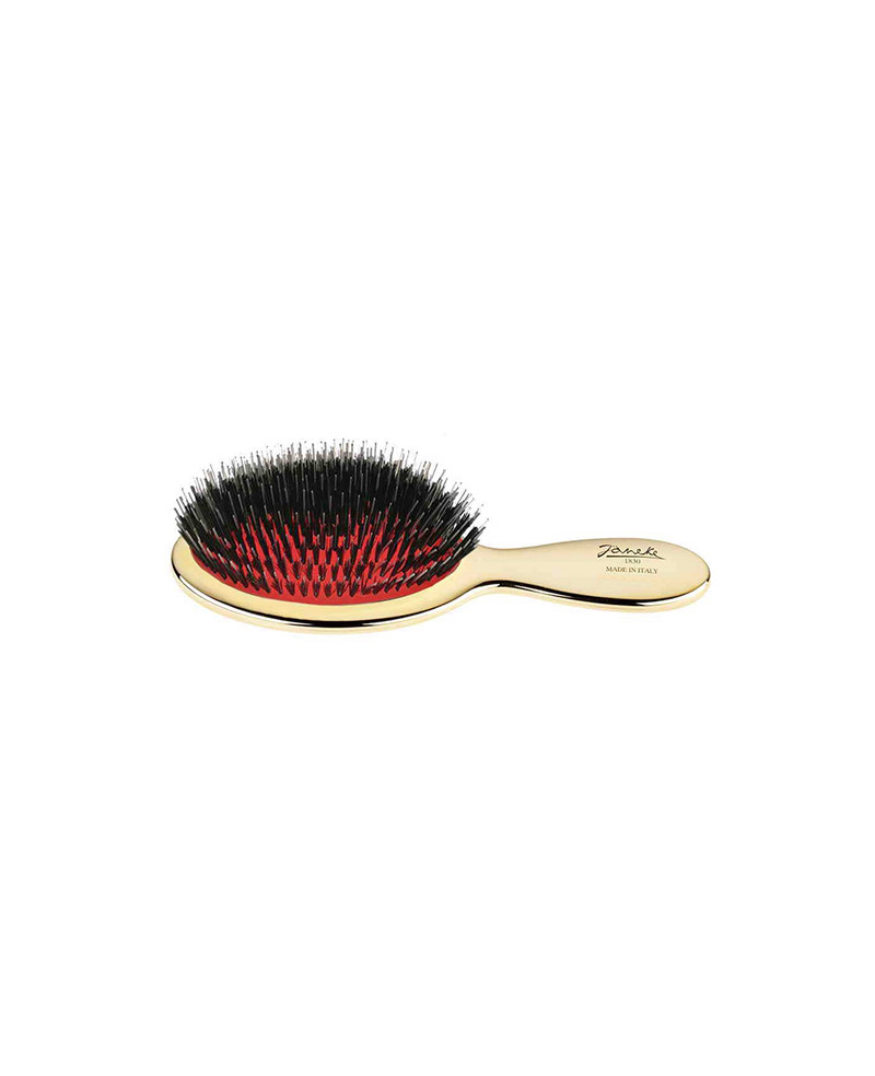 Janeke Spazzola baby, dorata, con setole e rinforzo nylon - cod. AUSP24M Italy