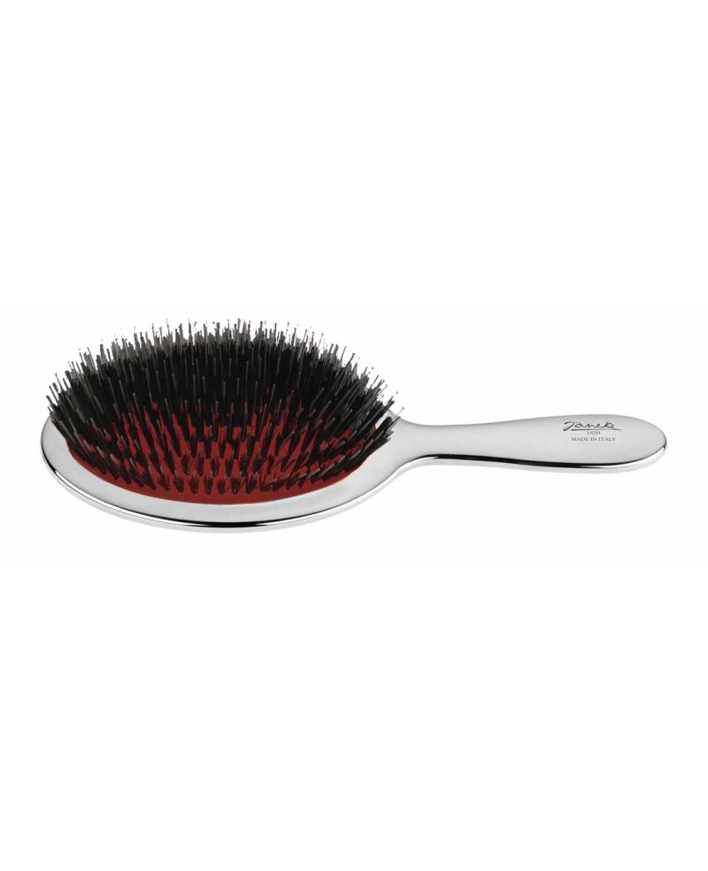 Janeke Spazzola con setole e rinforzo nylon, colorazione argento - cod. CRSP23M 2025