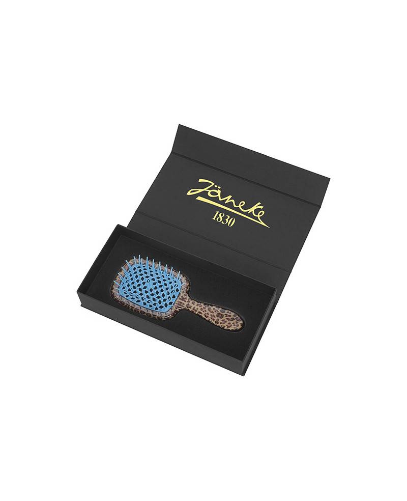 Janeke Scatola Regalo con Spazzola Superbrush maculata con cuscino turchese - Cod. SCA24 Offerte