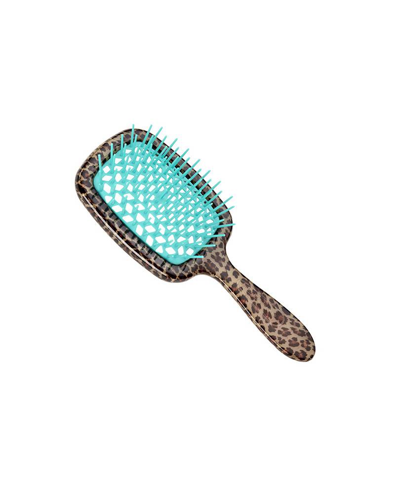 Janeke Scatola Regalo con Spazzola Superbrush maculata con cuscino turchese - Cod. SCA24 Offerte