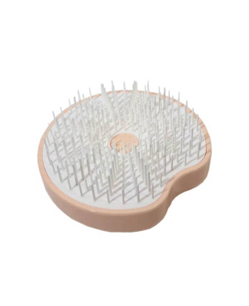 Janeke Spazzola Pomme Brush, compatta ed ergonomica con impugnatura palmare e specchio diametro 84, colore arancione - cod. 93SP228 ARA Prezzo Ridotto