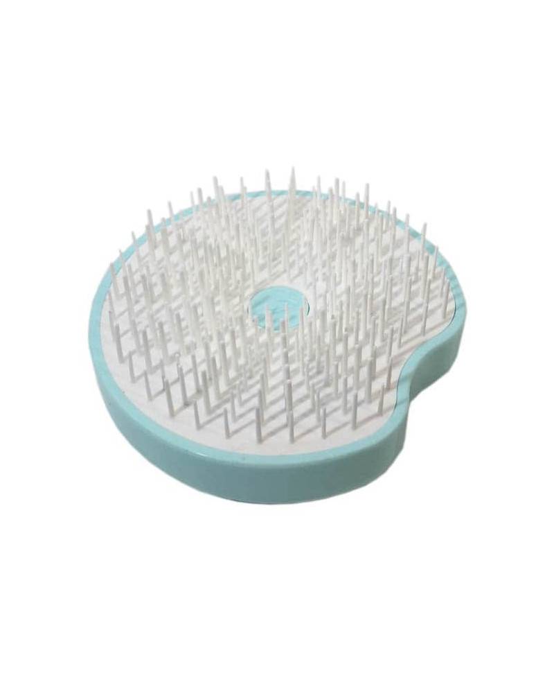Janeke Spazzola Pomme Brush, compatta ed ergonomica con impugnatura palmare e specchio, diametro 84, colore turchese - cod. 93SP228 TSE Convenienza