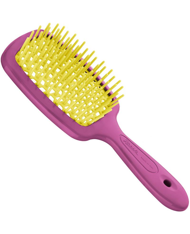 Janeke Spazzola Superbrush Small Fuxia e Giallo – Cod. 86SP234 FY Sottocosto