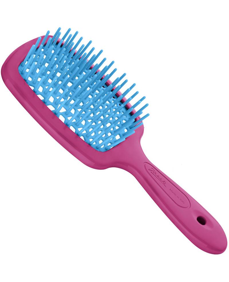 Janeke Spazzola Superbrush Small Fuxia e Turchese – Cod. 86SP234 FUX Economico