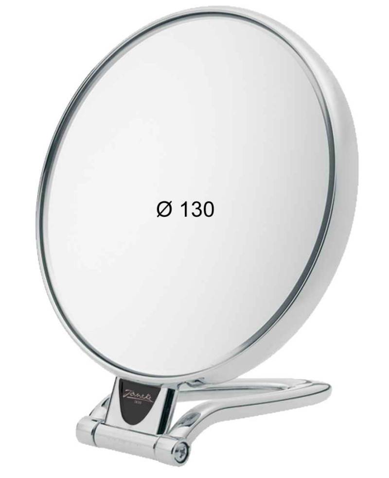 Janeke Specchio da tavolo argento, con ingrandimento x3, diametro 13 cm - cod. CR446.3 Outlet