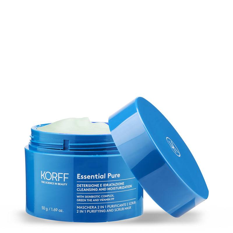 Korff Essential maschera 2 in 1 purificante e scrub Offerte