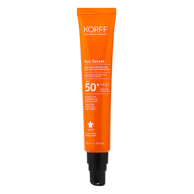 Korff Sun secret fluido viso antimacchie effetto matt spf50+ I Più Venduti