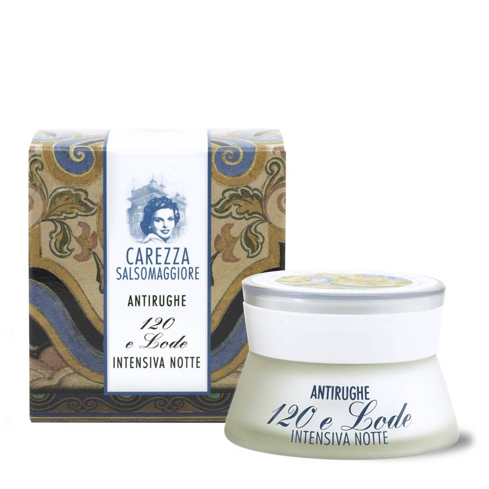 Pilogen Carezza Crema Antirughe Rigenerante 120 e Lode INTENSIVA NOTTE 50ml - Carezza Salsomaggiore