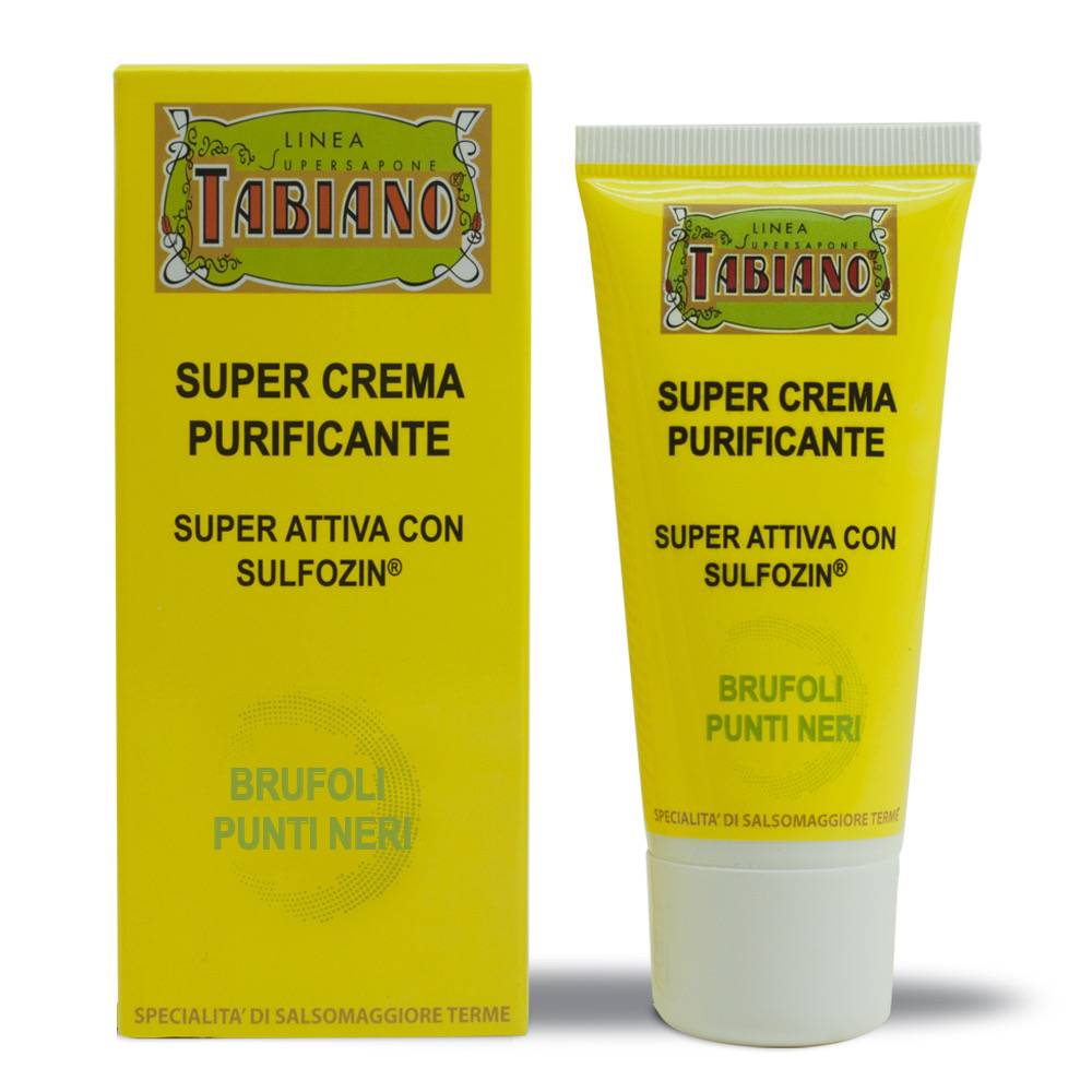 Pilogen Carezza Super Crema Purificante 50ml - Linea Supersapone Tabiano