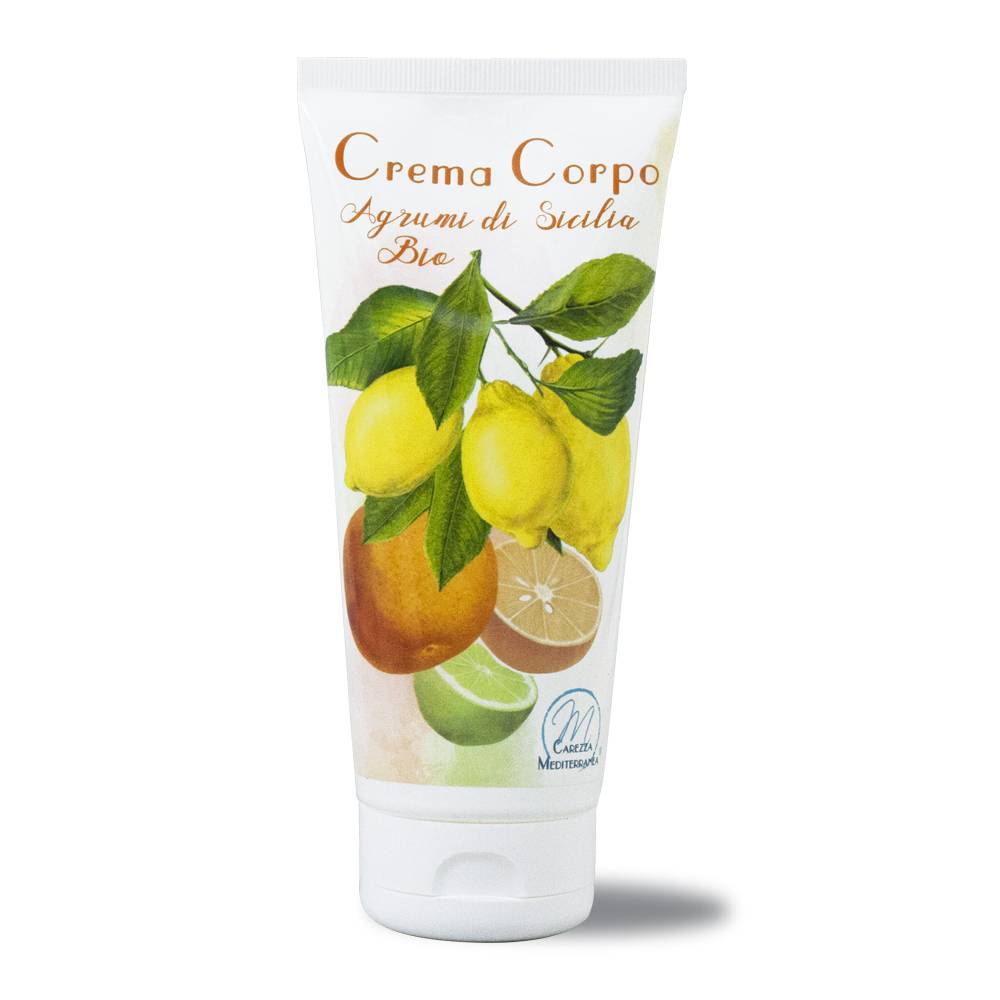 Pilogen Carezza Crema Corpo agli Agrumi di Sicilia BIO 200ml - Carezza Mediterranea