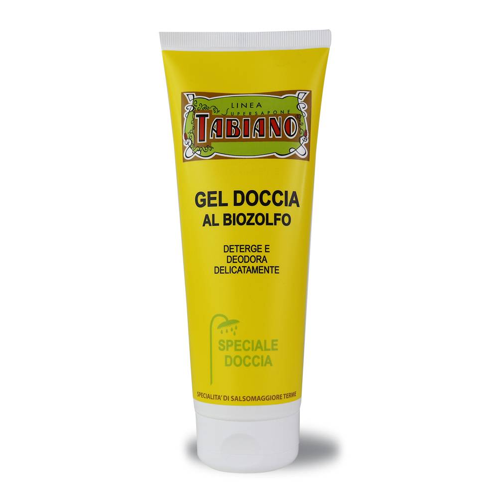 Pilogen Carezza Gel Doccia al Biozolfo 250ml - Linea Supersapone Tabiano